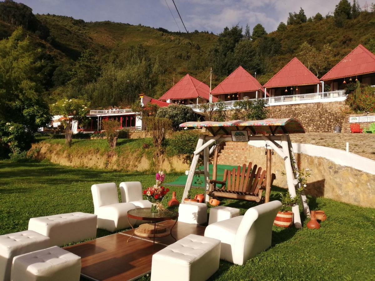 Hotel Cabanas El Rincon De Las Campanas Nobsa Bagian luar foto